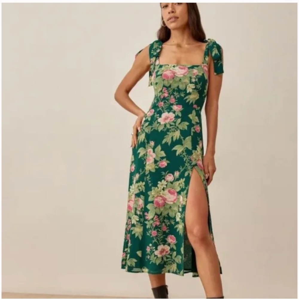 Reformation Twilight Dress in Belvedere